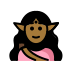 woman elf, medium-dark skin tone